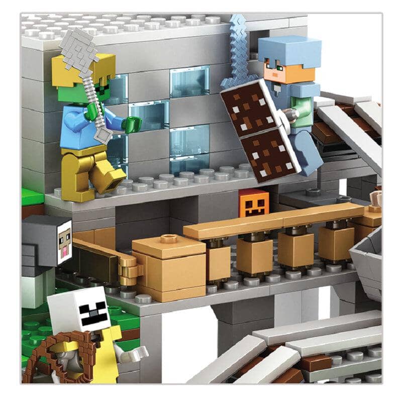 Blocco da Costruzione Minecraft - Modello Caverna della Montagna