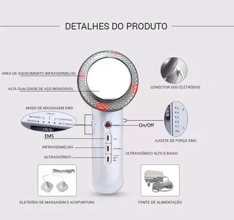 Dispositivo Estetico ad Ultrasuoni per Lipoattivazione/LipoLed