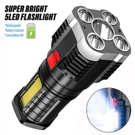 Torcia Elite LED Potente Ricaricabile